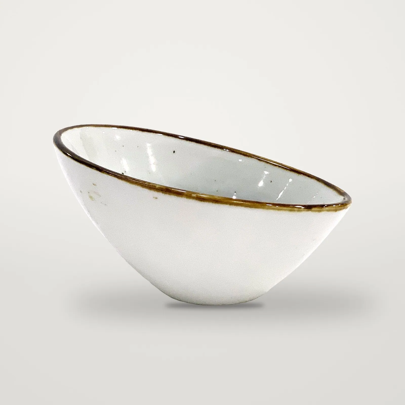 Slanted bowl 10 cm · Grey · photo 3