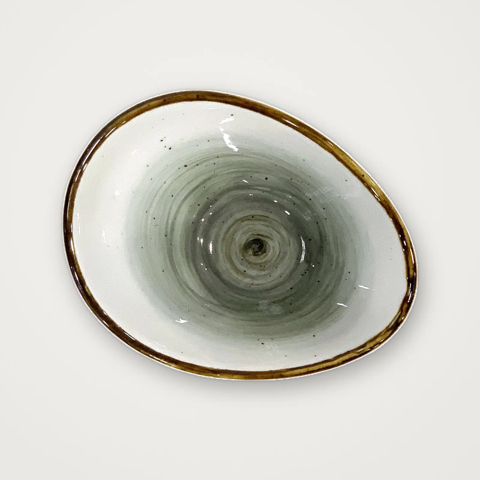Slanted bowl 10 cm · Grey · photo 1